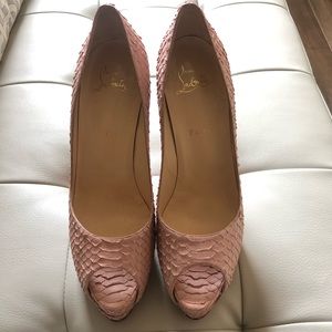 Snake Skin Christian Louboutin- brand new